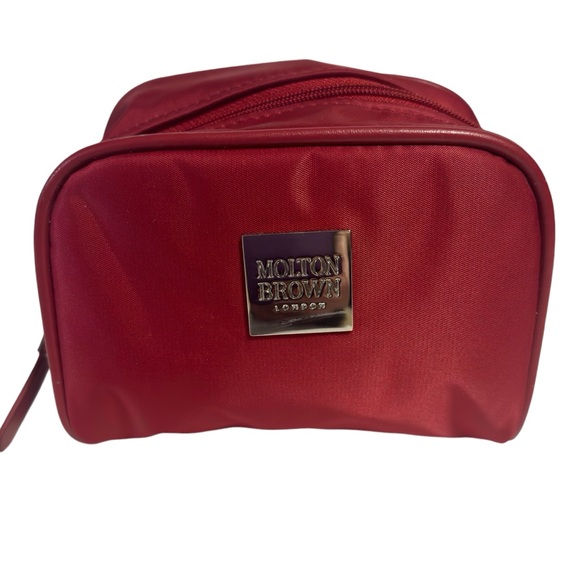 Molton Brown London Small Cosmetic Bag Red - Picture 1 of 8